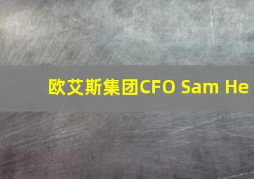 欧艾斯集团CFO Sam He